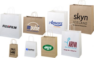 Twisted Paper Shoppers