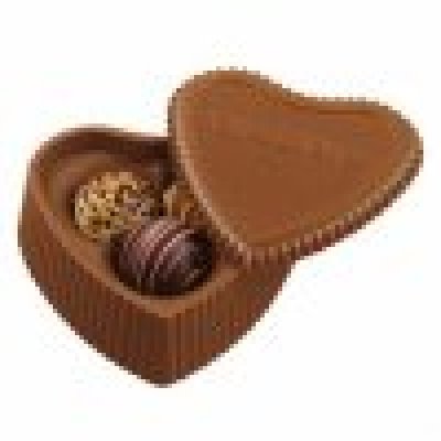 Heart Box with 3 Filled Assorted Truffles