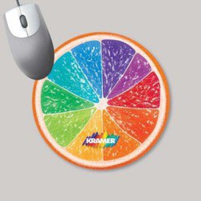 8" Round Origin'L Fabric Surface Mouse Pads