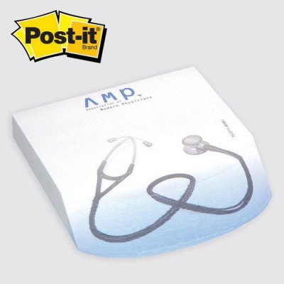Post-it Custom Printed Angle Note Pads Round