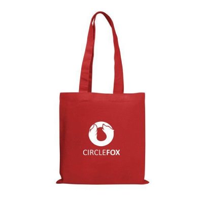 12" x 12.5" Colored Magazine Economy Tote