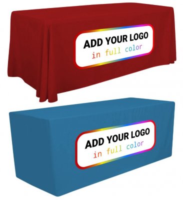 6ft Tablecloth with Full Color Logo