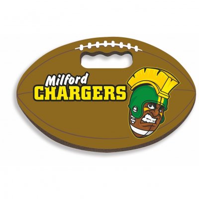 Football Shaped Foam Stadium Seat Cushion - USA Made!