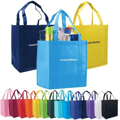 12" x 14" x 8" Non-Woven Grocery Bag