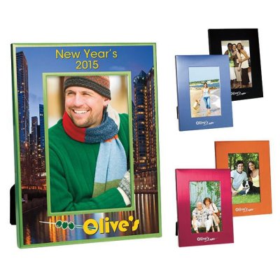 4" x 6" Colorful Brushed Aluminum Frame