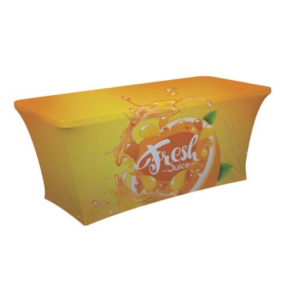 6ft UltraFit Table Cover - Full Color Imprint