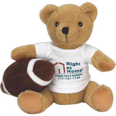 10" Football Bear