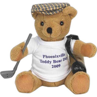 10" Golf Bear