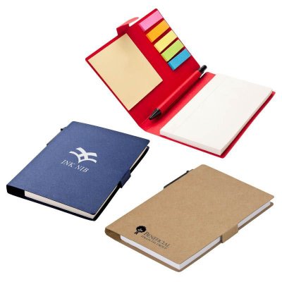 Recycled Pen, Note & Flag Set