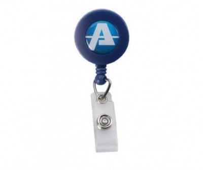 Retractable Badge Reel w/Belt Clip