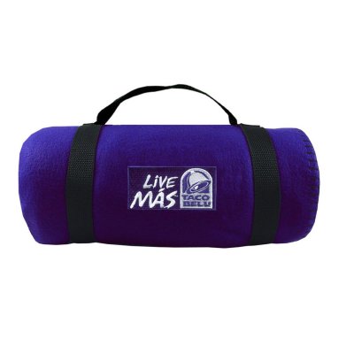 Fleece Blanket With Strap