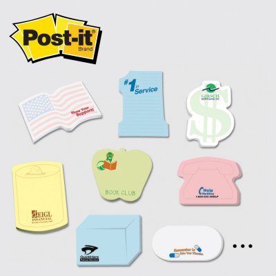 Custom Printed Notes Shapes â€” Medium
