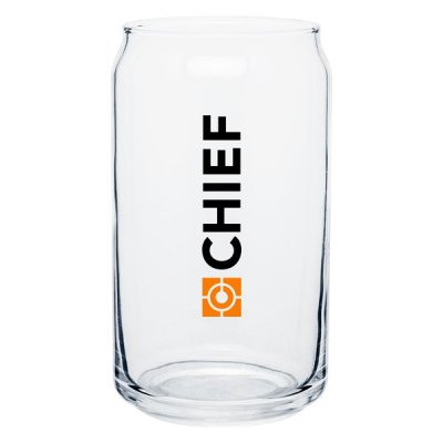 Glass soda can