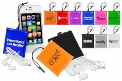 ICleaner Pouch with Ear Buds