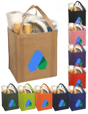 15" x 13" x 10" Non-Woven Grocery Bag