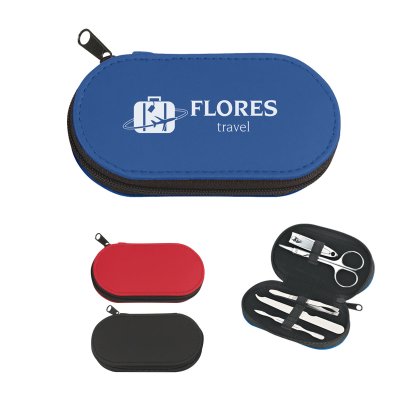 5 Piece PU Leather Look Manicure Set