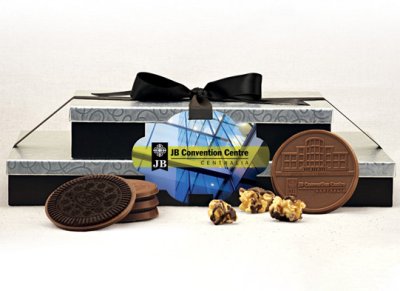 2-Piece Custom Chocolate Tower With TAG