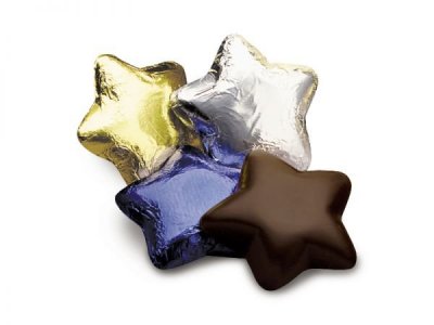 Stars in Gold, Silver and Blue Foils