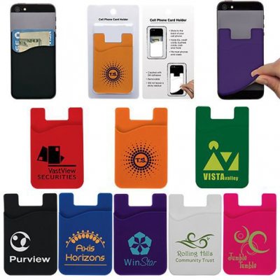 Cell Phone Card Holder w/Packaging