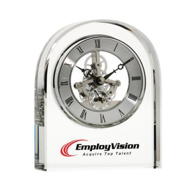 Crystal Skeleton Movement Clock