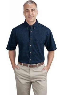 Port & Company Short Sleeve Value Denim Shirt