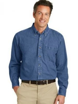 Port & Company Heavyweight Denim Shirt