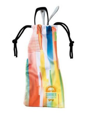 Microfiber Pouch With Drawstring Closure