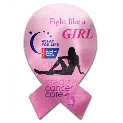 Awareness Ribbon Shaped Microfiber Cleaning Cloth