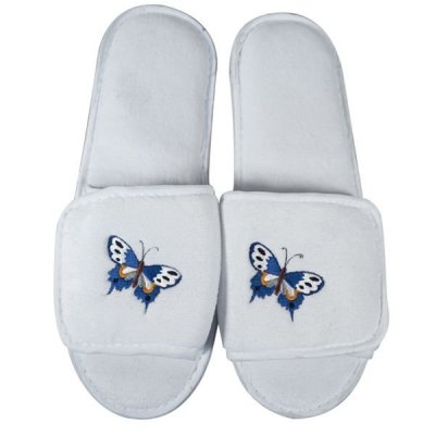 Velcro Plush Slippers