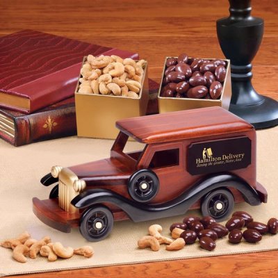 1918 Delivery Truck with Fancy Cashews & Chocolate Almonds
