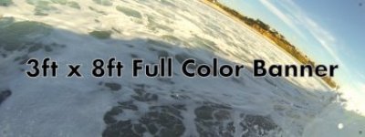 3ft x 8ft Banner