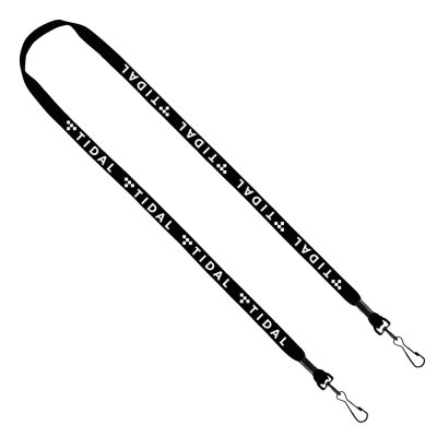 1/2" Cotton Double Swivel Hook Lanyard