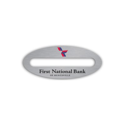 Window Badge - Oval 1.25 X 3.125 in