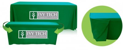 Lacoste PolyKnit Convertible Table Covers - 8â€² - Full Color