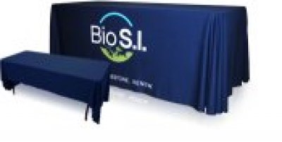 Lacoste 3 Sided Table Covers - 8' - Full Color Imprint