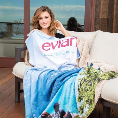 Sherpa Lined Micro Mink Throw