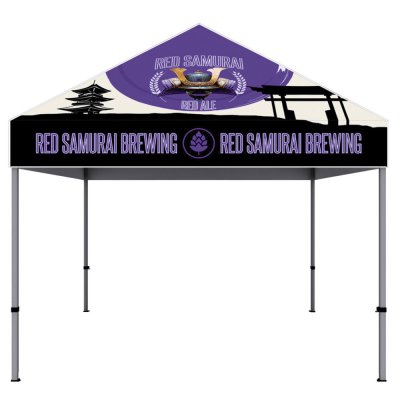10ft x 10ft Aluminum Canopy Tent w/ Full Color Imprint