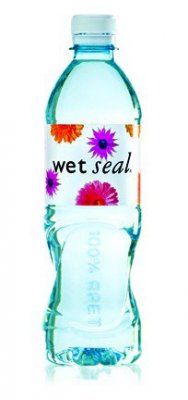 Purified 16.9oz Plastic Flat Cap Water Bottle
