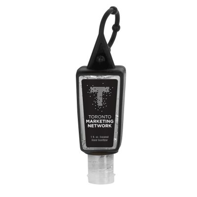 1 oz. Clear Sanitizer in Trapezoid Bottle with Sleeve