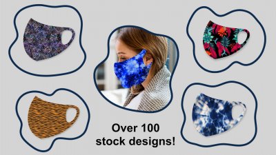 Face Fashion Masks - Stock Designs