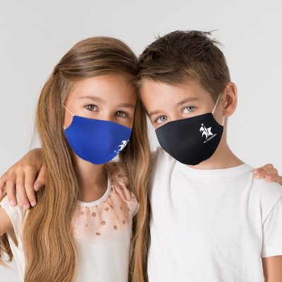 Reusable 2 Ply Cotton Child Size Face Mask With Pocket For Filter ( Ages 5-8)