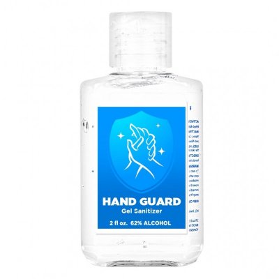 2 oz. Hand Sanitizer Gel Custom Label Compact Flip-Cap Bottle