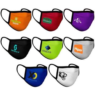 2-Ply Deluxe Cooling Fabric Face Mask