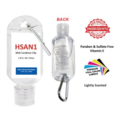 1.8 Oz. Hand Sanitizer w/ Carabiner