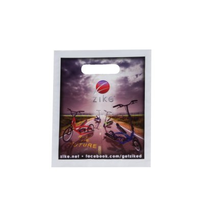7.5" x 9" Full Color Die Cut Bag