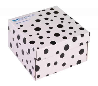 6" x 6-3/8" x 3-3/8" - Fold Above E-Flute Box