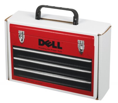 9-3/4" x 6-3/4" x 2-3/4" - B-Flute Box with Hinged Handle
