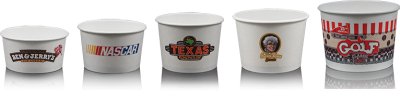 6oz Paper Food Container - White