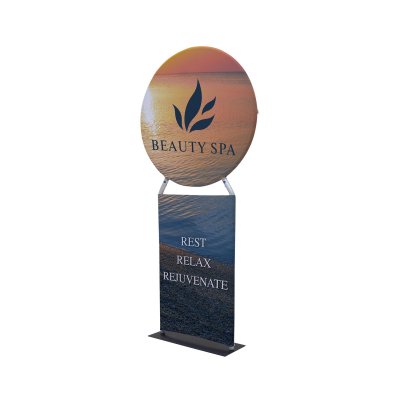 Eurofit 36" Round Banner Display Kit