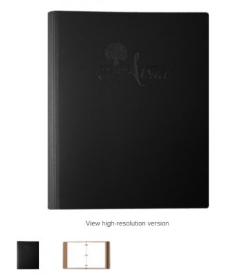 Large Leather Binder